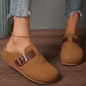 🔥NEW! Women's  Slip-On Clogs With Buckle Sz 6